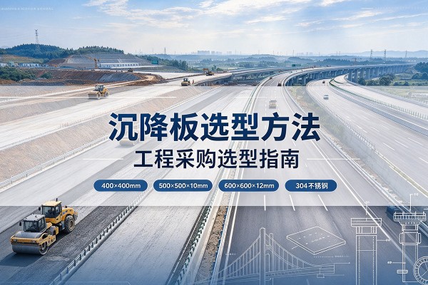 阿合奇沉降板选择方法