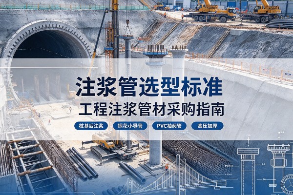 阿合奇注浆管选型标准