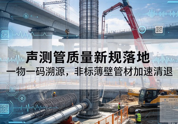 阿合奇声测管质量新规落地，一物一码溯源，非标薄壁管材加速清退